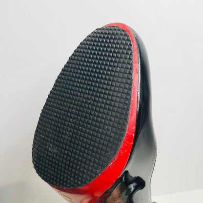 【中古品】【レディース】 Christian Louboutin クリスチャンルブタン パテントレザー パンプス ピンヒール 183-260301-AS-22-min サイズ：37 1/2 カラー：ブラック 万代Net店