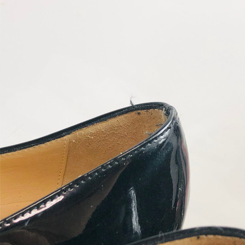 【中古品】【レディース】 Christian Louboutin クリスチャンルブタン パテントレザー パンプス ピンヒール 183-260301-AS-22-min サイズ：37 1/2 カラー：ブラック 万代Net店