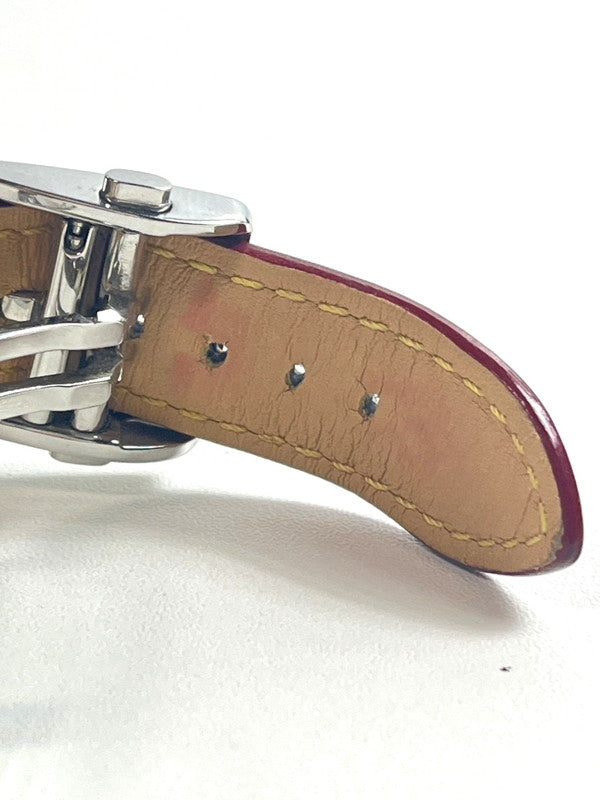 【中古品】【レディース】 LOUIS VUITTON ルイ・ヴィトン タンブール クロノグラフ Q1321 SS 箱あり 替えベルト付き 電池交換済 179-250901-SS-03-ich 万代Net店