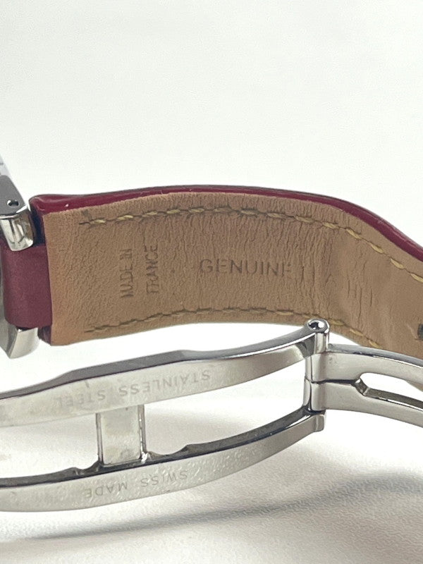 【中古品】【レディース】 LOUIS VUITTON ルイ・ヴィトン タンブール クロノグラフ Q1321 SS 箱あり 替えベルト付き 電池交換済 179-250901-SS-03-ich 万代Net店