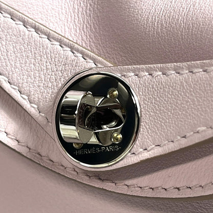 【中古美品】【レディース】 未使用 エルメス ミニリンディ20 ヴォースイフト ヴェルソ モーヴペール ピンク B刻印 シルバー金具 2way ショルダーバッグ 180-250829-SS-01-ich 万代Net店