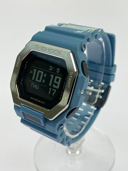 【未使用品】【メンズ】 G-SHOCK ジーショック G-LIDE GBX-100 翠ジン SUIコラボ デジタル腕時計 196-260307-SH-18-min サイズ：21.5 カラー：ブルー系 万代Net店