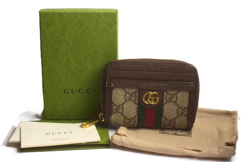 【中古品】【レディース】 GUCCI グッチ シェリー オフィディア GG カードケース コインケース ラウンドファスナー 658552 181-250907-SS-06-ich 万代Net店