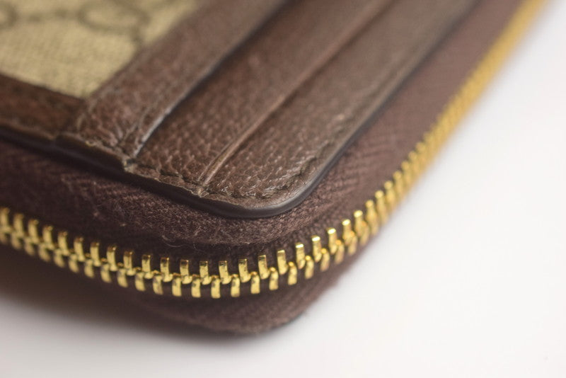 【中古品】【レディース】 GUCCI グッチ シェリー オフィディア GG カードケース コインケース ラウンドファスナー 658552 181-250907-SS-06-ich 万代Net店