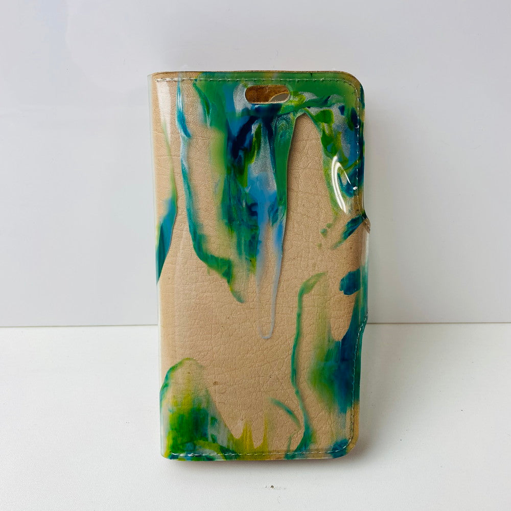 【中古美品】【レディース】 macromauro マクロマウロ iPhoneケース ヌメ革 ペイント ビニール iPhone12,13用 106-251128-AA-08-ich 万代Net店