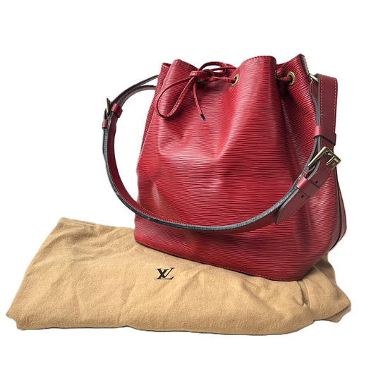 【中古品】【レディース】 LOUIS VUITTON ルイヴィトン ショルダーバッグ プチノエ M44107 エピ レッド 179-251118-SS-01-ich 万代Net店