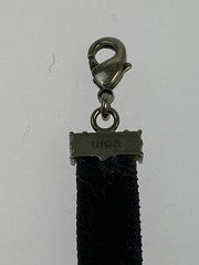 【中古品】【メンズ】 Christian Dior クリスチャンディオール J’ADIOR ジャ ディオール ベロア ラインストーン チョーカー ネックレス 182-260307-SH-14-min カラー：ブラック 万代Net店