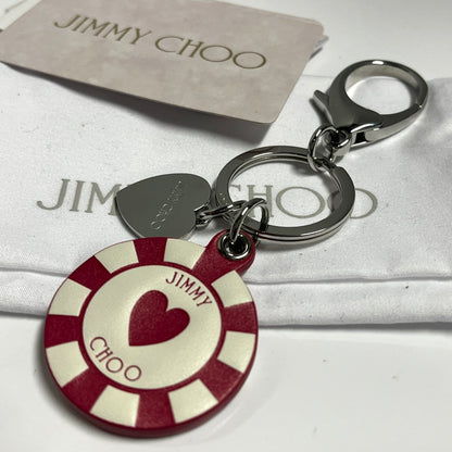 【中古美品】【レディース】 Jimmy Choo Casino Chip Charm ポストボックスレッド カジノチャーム 182-251208-SS-06-ich 万代Net店