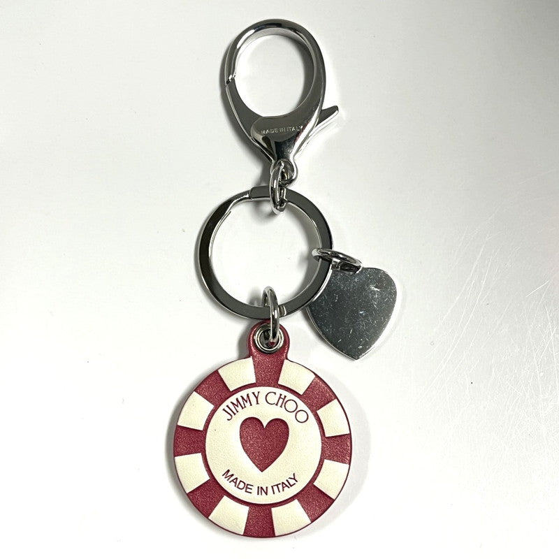 【中古美品】【レディース】 Jimmy Choo Casino Chip Charm ポストボックスレッド カジノチャーム 182-251208-SS-06-ich 万代Net店