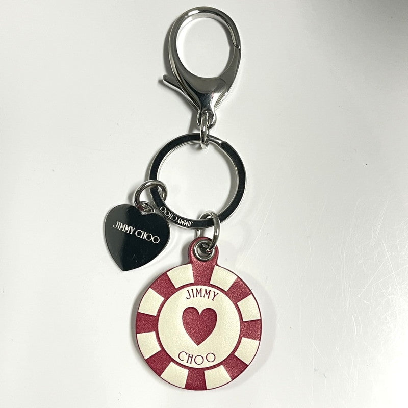 【中古美品】【レディース】 Jimmy Choo Casino Chip Charm ポストボックスレッド カジノチャーム 182-251208-SS-06-ich 万代Net店
