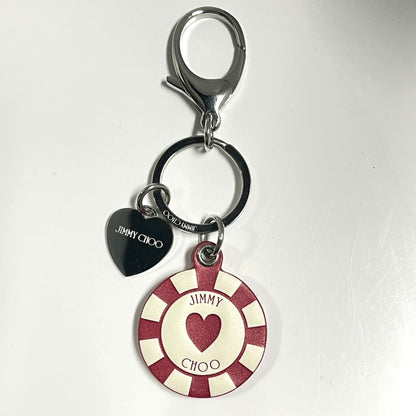 【中古美品】【レディース】 Jimmy Choo Casino Chip Charm ポストボックスレッド カジノチャーム 182-251208-SS-06-ich 万代Net店