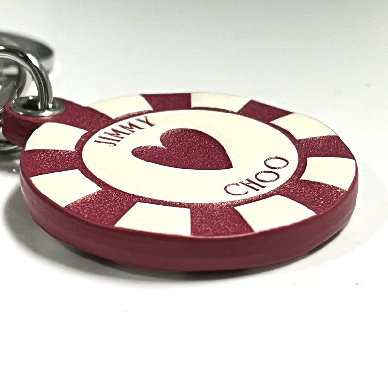 【中古美品】【レディース】 Jimmy Choo Casino Chip Charm ポストボックスレッド カジノチャーム 182-251208-SS-06-ich 万代Net店