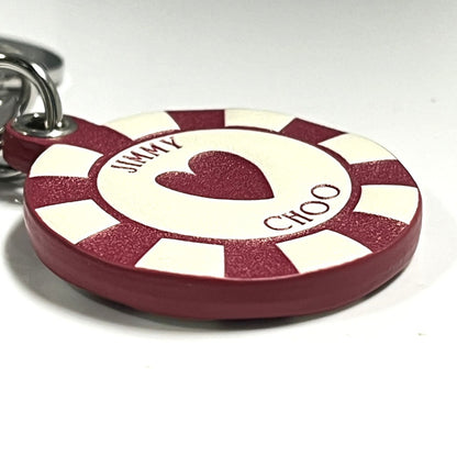 【中古美品】【レディース】 Jimmy Choo Casino Chip Charm ポストボックスレッド カジノチャーム 182-251208-SS-06-ich 万代Net店