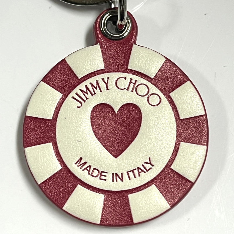 【中古美品】【レディース】 Jimmy Choo Casino Chip Charm ポストボックスレッド カジノチャーム 182-251208-SS-06-ich 万代Net店