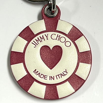 【中古美品】【レディース】 Jimmy Choo Casino Chip Charm ポストボックスレッド カジノチャーム 182-251208-SS-06-ich 万代Net店