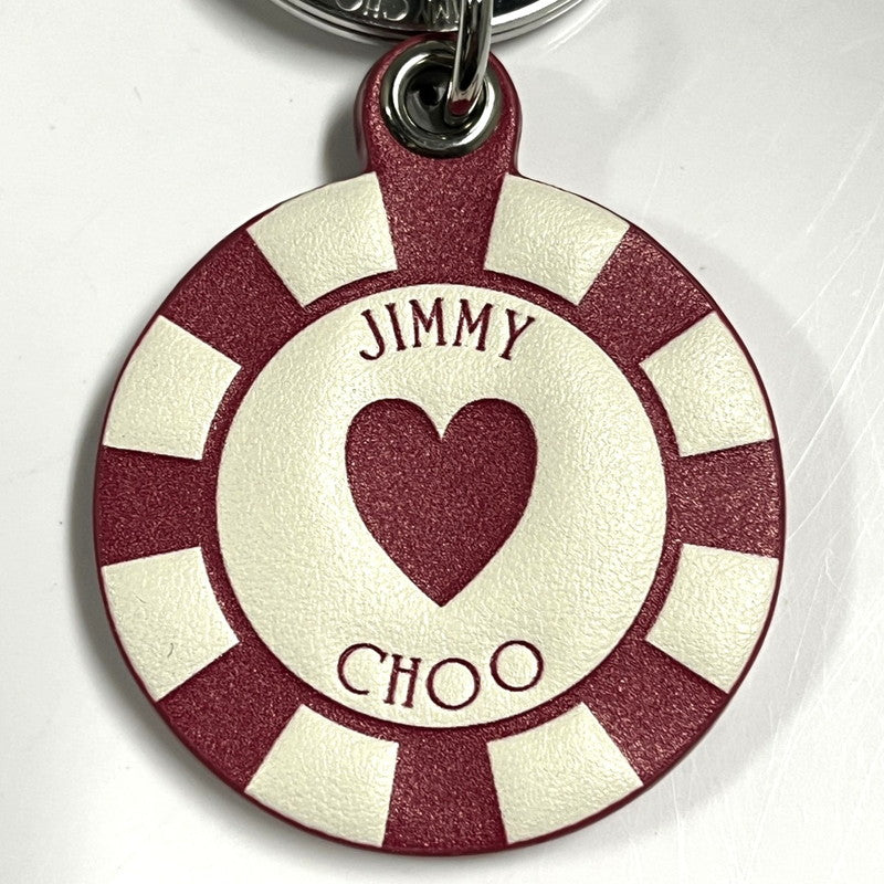 【中古美品】【レディース】 Jimmy Choo Casino Chip Charm ポストボックスレッド カジノチャーム 182-251208-SS-06-ich 万代Net店