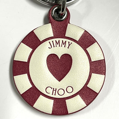 【中古美品】【レディース】 Jimmy Choo Casino Chip Charm ポストボックスレッド カジノチャーム 182-251208-SS-06-ich 万代Net店