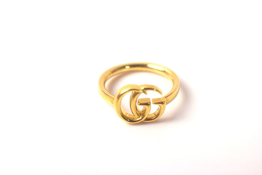 【中古品】【レディース】 GUCCI グッチ 525690 ダブルG リング Au750 サイズ14 182-251118-SS-05-ich 万代Net店