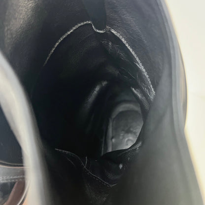 【中古品】【レディース】 CHANEL シャネル レザー エナメル ブーツ ブラック サイズ表記無し 183-251213-SS-01-ich カラー：ブラック 万代Net店