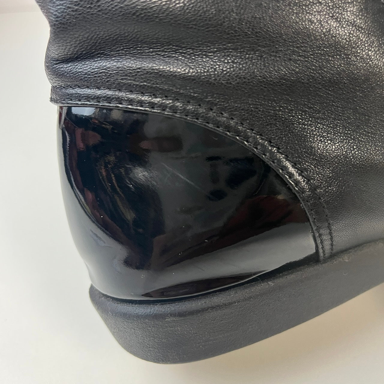 【中古品】【レディース】 CHANEL シャネル レザー エナメル ブーツ ブラック サイズ表記無し 183-251213-SS-01-ich カラー：ブラック 万代Net店
