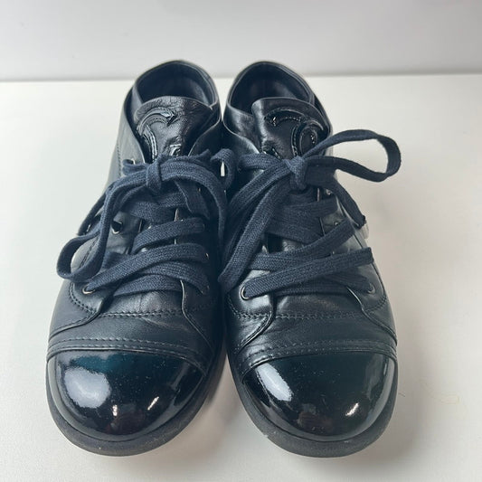 【中古品】【レディース】 CHANEL シャネル レザー エナメル ショートブーツ ブラック サイズ表記無し 183-251213-SS-02-ich カラー：ブラック 万代Net店