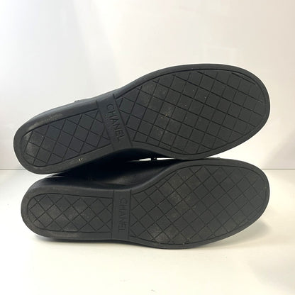 【中古品】【レディース】 CHANEL シャネル レザー エナメル ブーツ ブラック サイズ表記無し 183-251213-SS-01-ich カラー：ブラック 万代Net店