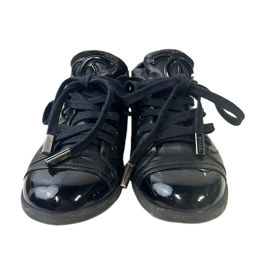 【中古品】【レディース】 CHANEL シャネル レザー エナメル ショートブーツ ブラック サイズ表記無し 183-251213-SS-02-ich カラー：ブラック 万代Net店