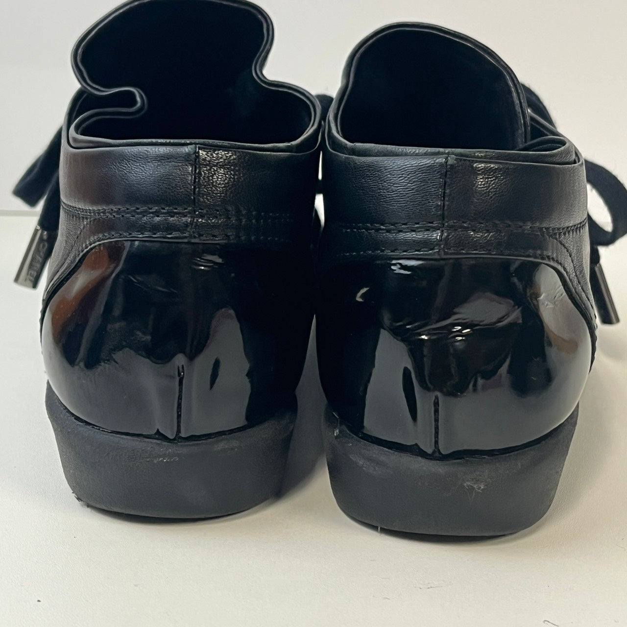 【中古品】【レディース】 CHANEL シャネル レザー エナメル ショートブーツ ブラック サイズ表記無し 183-251213-SS-02-ich カラー：ブラック 万代Net店