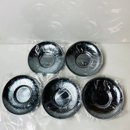 【中古美品】【レディース】 銀川堂 いぶし銀 黄銅製茶器 茶托 5枚セット 106-251221-AA-07-ich 万代Net店