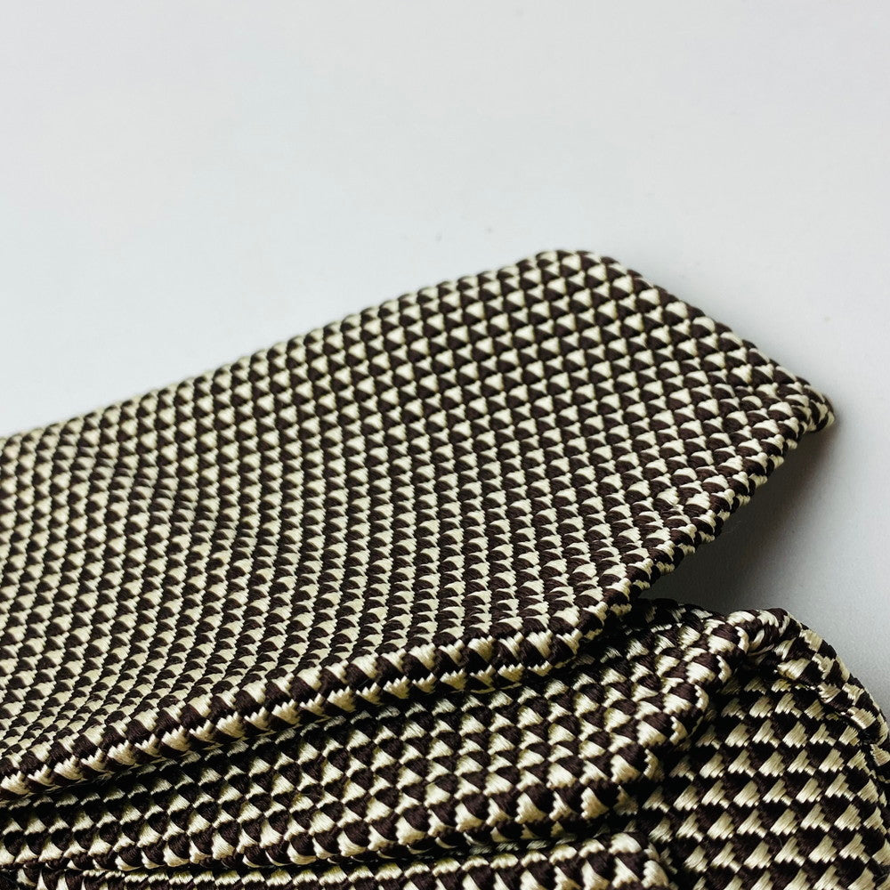 【中古美品】【メンズ】 未使用保管品 ETRO エトロ ネクタイ ブラウン系 ヴィンテージ 183-260103-AA-05-ich 万代Net店