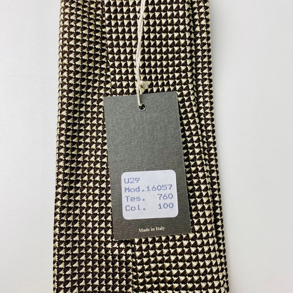 【中古美品】【メンズ】 未使用保管品 ETRO エトロ ネクタイ ブラウン系 ヴィンテージ 183-260103-AA-05-ich 万代Net店