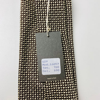 【中古美品】【メンズ】 未使用保管品 ETRO エトロ ネクタイ ブラウン系 ヴィンテージ 183-260103-AA-05-ich 万代Net店