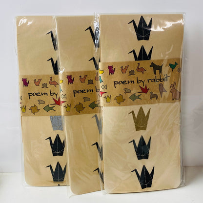 【中古美品】 未開封　poem by rabbit ポエムバイラビット タイツ 折り鶴 計15点セット フリーサイズ 171-251224-AA-01-ich 万代Net店