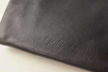 【未使用品】【レディース】 未使用 discord Yohji Yamamoto ヨウジヤマモト Triple pouch レザーポーチ ブラック 180-251231-SS-04-ich 万代Net店