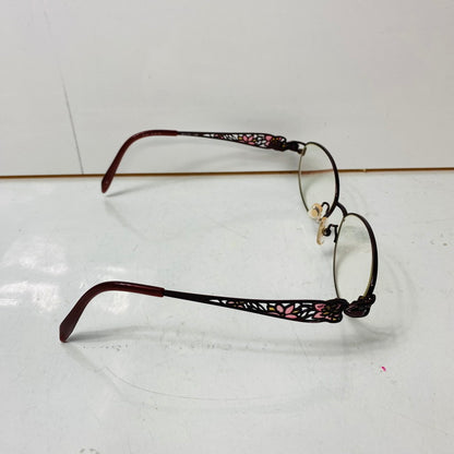 【中古品】【レディース】 NICELY by fitti ナイスリー 眼鏡 FT-145 ワインレッド 度入り 本体とケース不一致 203-260107-AA-06-ich 万代Net店