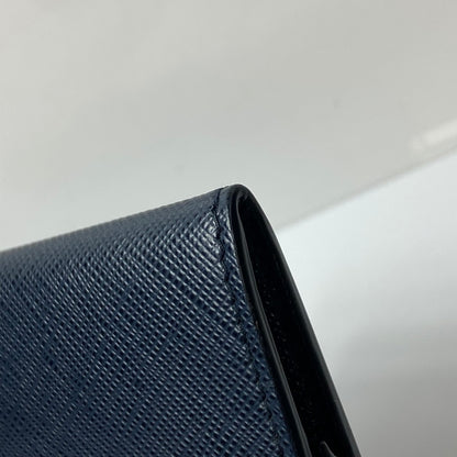 【中古美品】【メンズ/レディース】 PRADA プラダ コインケース 小銭入れ 2MM935 サフィアーノレザー ネイビー 181-260414-AA-01-ich 万代Net店