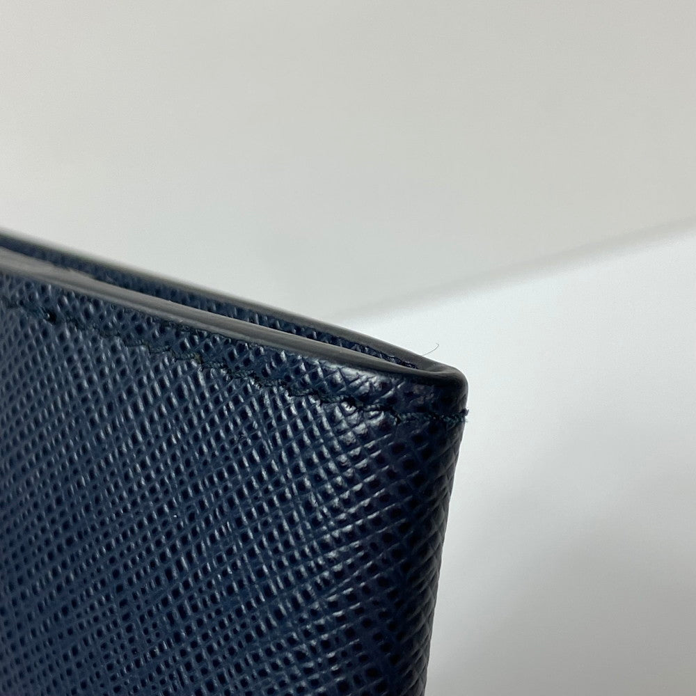 【中古美品】【メンズ/レディース】 PRADA プラダ コインケース 小銭入れ 2MM935 サフィアーノレザー ネイビー 181-260414-AA-01-ich 万代Net店