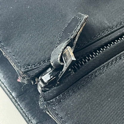 【中古品】【レディース】 HERMES エルメス レディース ブーツ ナイロン レザー 切替 サイドジップ ブラック サイズ37.5 183-260513-AA-05-ich 万代Net店