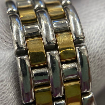 【中古品】【レディース】 OMEGA オメガ シンボル K18/ステンレス コンビ 595.0101 クォーツ レディース腕時計 稼働品 197-260614-KB-11-ich 万代Net店