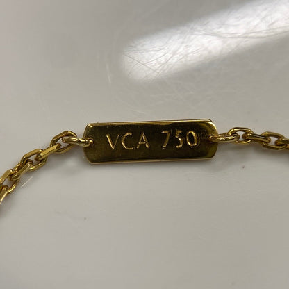 【中古品】【レディース】 ヴァンクリーフ&アーペル VanCleef & Arpels ネックレス Au750 ヴィンテージアルハンブラ オニキス 旧型デザイン 182-260701-AA-08-ich 万代Net店