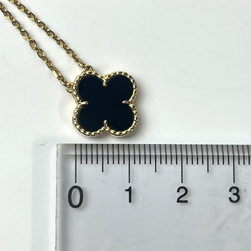 【中古品】【レディース】 ヴァンクリーフ&アーペル VanCleef & Arpels ネックレス Au750 ヴィンテージアルハンブラ オニキス 旧型デザイン 182-260701-AA-08-ich 万代Net店