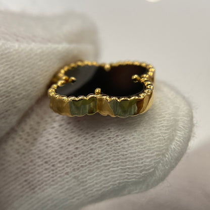 【中古品】【レディース】 ヴァンクリーフ&アーペル VanCleef & Arpels ネックレス Au750 ヴィンテージアルハンブラ オニキス 旧型デザイン 182-260701-AA-08-ich 万代Net店