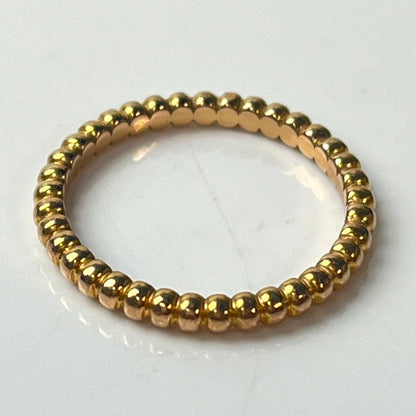 【中古品】【レディース】 ヴァンクリーフ&アーペル VanCleef & Arpels リング ペルレ スモール Au750 表記サイズ51(日本サイズ10.5号) 182-260701-AA-09-ich 万代Net店