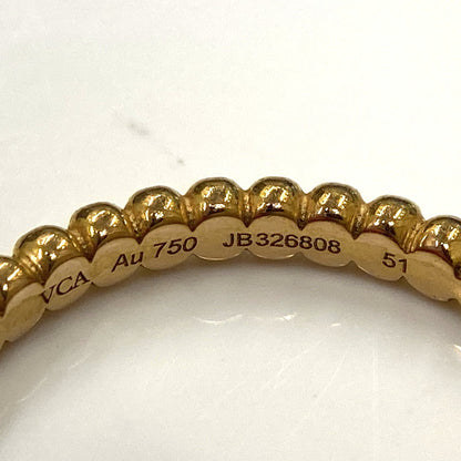 【中古品】【レディース】 ヴァンクリーフ&アーペル VanCleef & Arpels リング ペルレ スモール Au750 表記サイズ51(日本サイズ10.5号) 182-260701-AA-09-ich 万代Net店
