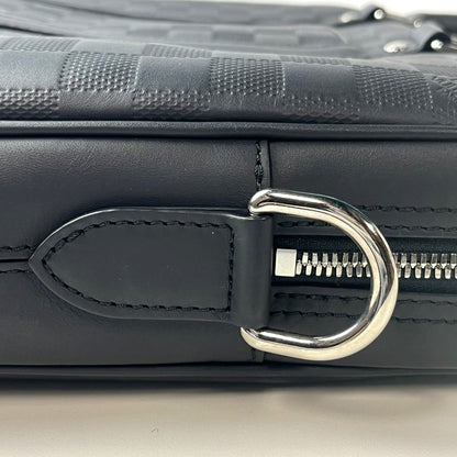 【中古美品】【メンズ】 ルイヴィトン N40444 ポルト・ドキュマン・ヴォワヤージュ ブリーフケース ダミエ・アンフィニ 179-260614-SS-01-ich 万代Net店