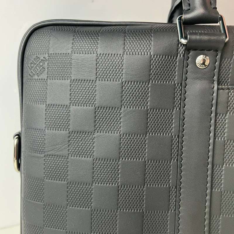 【中古美品】【メンズ】 ルイヴィトン N40444 ポルト・ドキュマン・ヴォワヤージュ ブリーフケース ダミエ・アンフィニ 179-260614-SS-01-ich 万代Net店