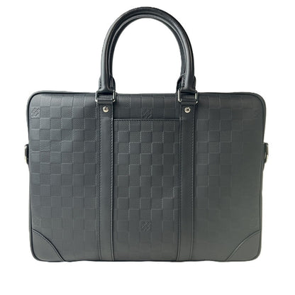 【中古美品】【メンズ】 ルイヴィトン N40444 ポルト・ドキュマン・ヴォワヤージュ ブリーフケース ダミエ・アンフィニ 179-260614-SS-01-ich 万代Net店