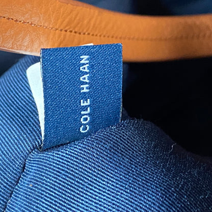 【中古品】【レディース】 COLE HAAN コールハーン トートバッグ/ショルダーバッグ 2点セット ネイビー/ブラウンレザー 188-260617-AA-02-ich 万代Net店