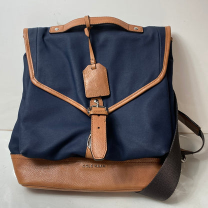 【中古品】【レディース】 COLE HAAN コールハーン トートバッグ/ショルダーバッグ 2点セット ネイビー/ブラウンレザー 188-260617-AA-02-ich 万代Net店
