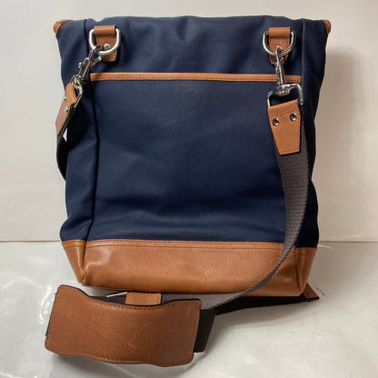 【中古品】【レディース】 COLE HAAN コールハーン トートバッグ/ショルダーバッグ 2点セット ネイビー/ブラウンレザー 188-260617-AA-02-ich 万代Net店